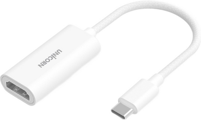 유니콘 USB Type C to HDMI 4K ULTRA HD 미러링 변환젠더 컨버터, 1개, CH-100W