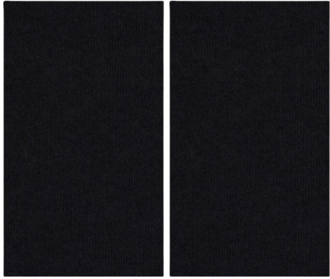 高精寵物 貼牆貓抓板, 黑色, 2個