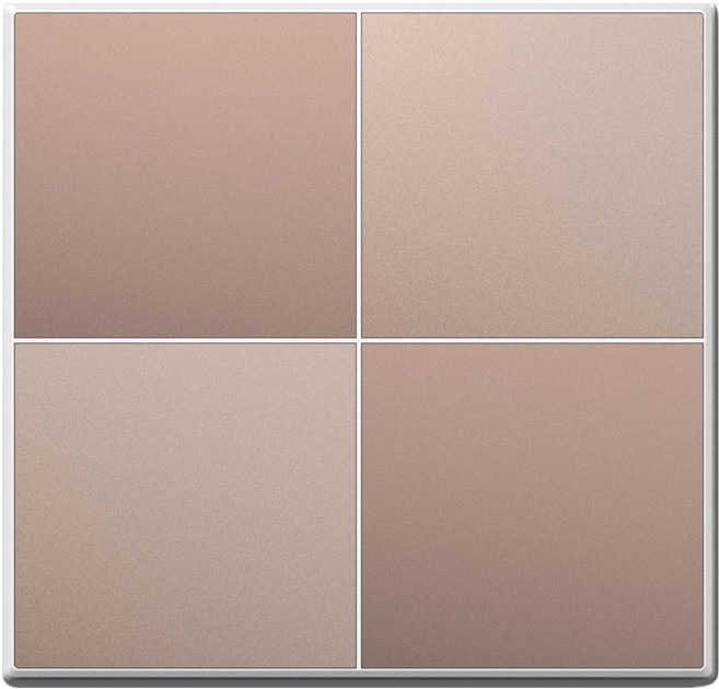 틸인스 갤러리 통신 블랭크 플레이트 맹커버 2개용 브라운골드 화이트 프레임, 1개