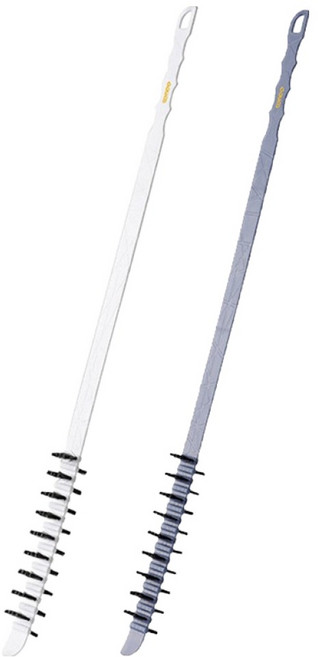 코리드리 세탁기 틈새 청소 브러쉬 2종 세트, 화이트, 그레이, 1세트