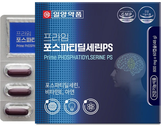 일양약품 프라임 포스파티딜세린PS, 60정, 1개 - 쿠팡