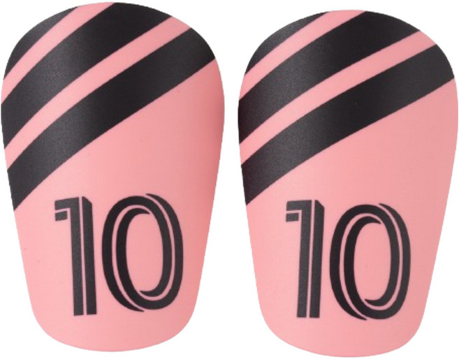 네오린 축구 풋살 스포츠 숫자표시 신가드 정강이 보호대 2p, 핑크 블랙, 1개