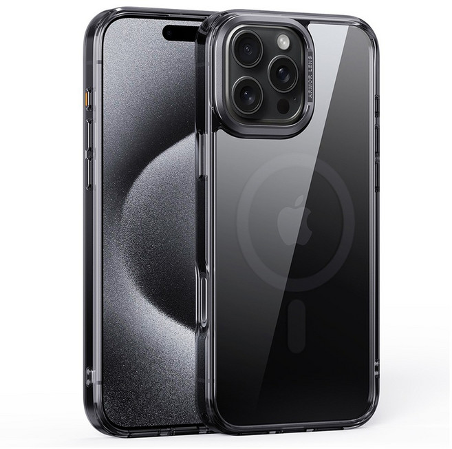 다퍼남 맥세이프 투명 케이스 메탈 카메라 보호 휴대폰 케이스