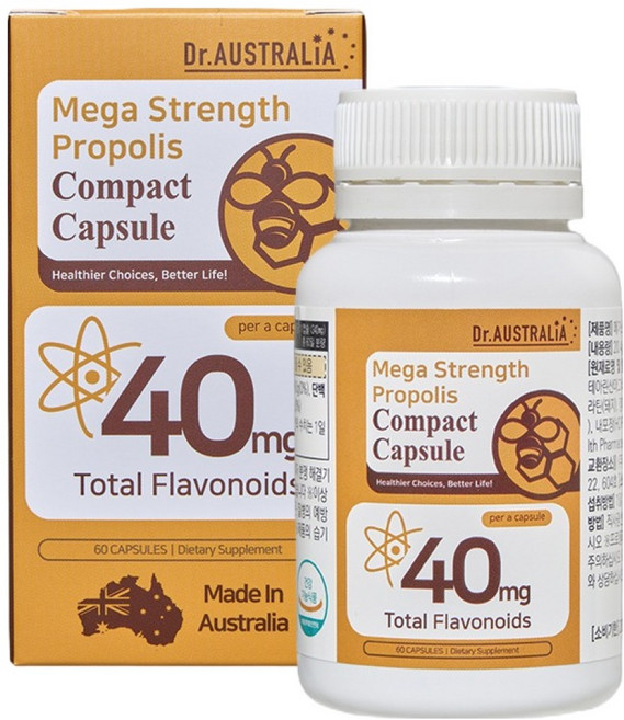 닥터오스트레일리아 메가스트렝스 프로폴리스 5000 43.2g, 60정, 1개