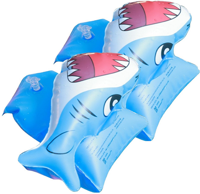 리버폭스 아동용 리버토이 상어 팔튜브 2p, 블루, 1개