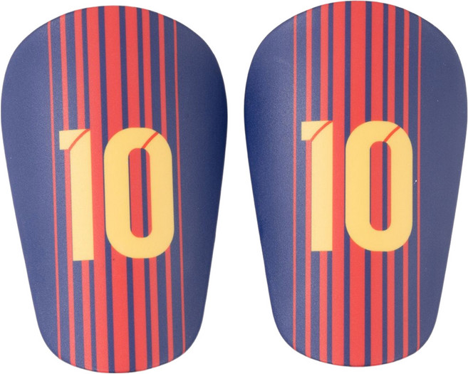 네오린 축구 풋살 스포츠 숫자표시 신가드 정강이 보호대 2p, 블루 레드, 1개