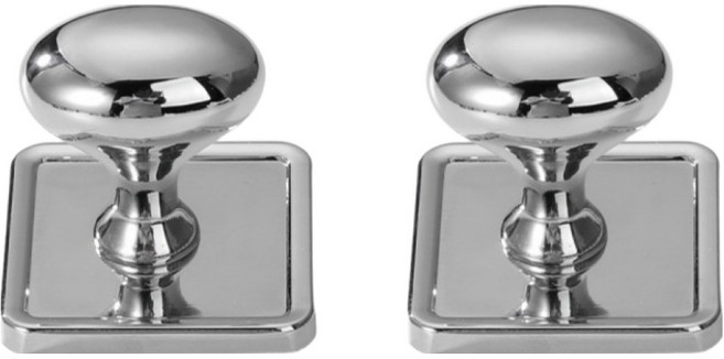 온예리 서랍장 가구 손잡이 사각형, 실버, 2개
