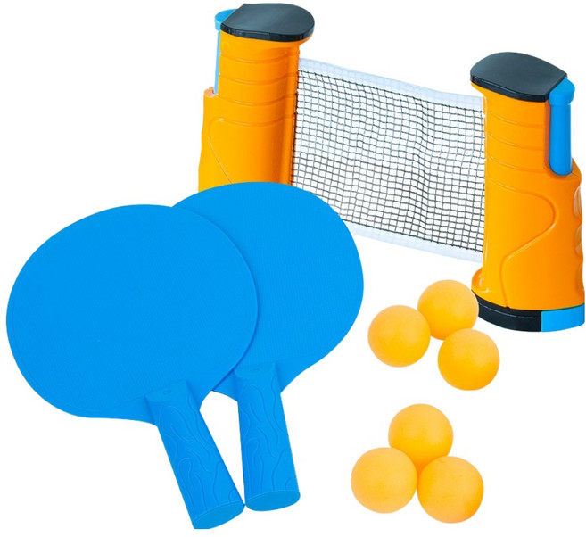 캐스비 스포츠 휴대용 탁구놀이 세트, 혼합색상, 1세트