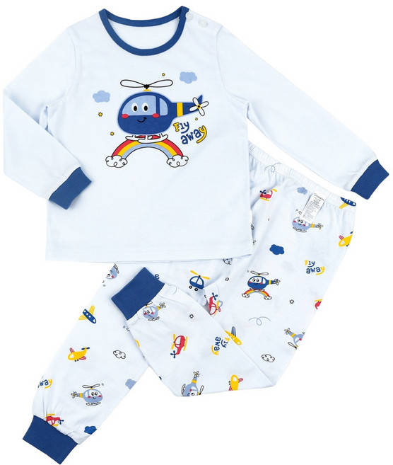 메이키즈 남아용 플라잉데이 9부 30수 싱글 실내복 상하의 세트