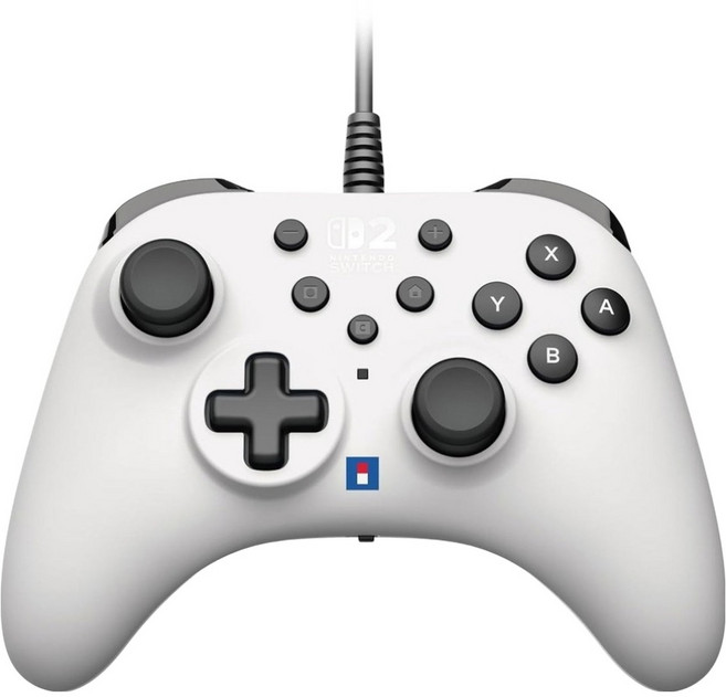 HORI 有線控制器 TURBO Nintendo SwitchTM 2/Windows PC適用, 1個, 白色, NSX-065