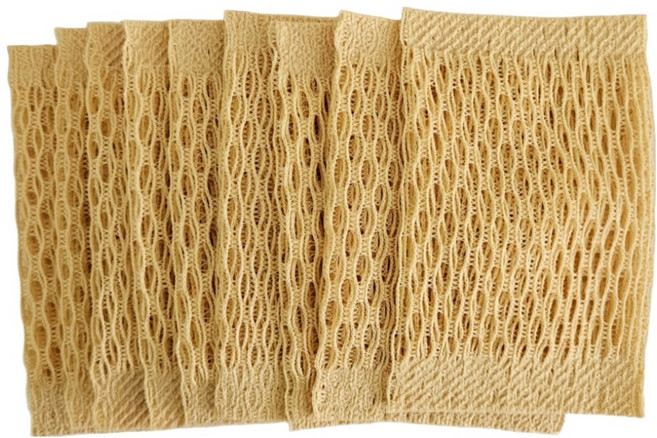 콘실 옥수수 생분해 수세미 베이지 2in1, 9개입, 1개