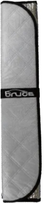 brucE 喬楀 雙氣泡前遮陽板 PD-1100, 灰色, 1個