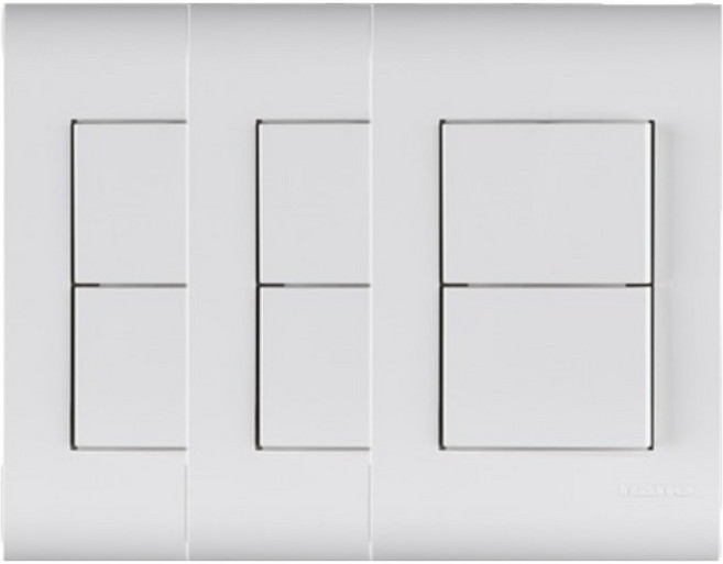 나노전기 오딧세이 SIMPLE 스위치 2구 화이트, 3개