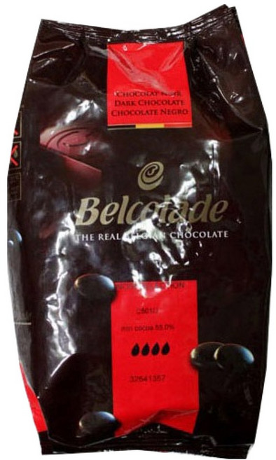 BELCOKLADE 貝可拉 E-home baking 貝可拉多 黑巧克力豆, 1kg, 1個