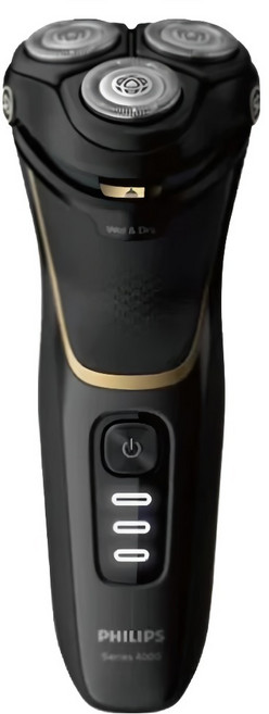 PHILIPS 飛利浦 電動刮鬍刀, S4303, 黑色 + 銀灰