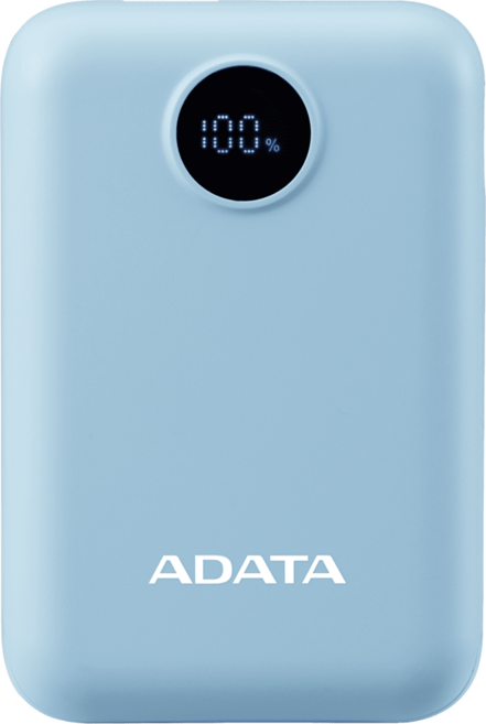 ADATA 威剛 C100 Digital 行動電源, PC10022-12LB, 淺藍色