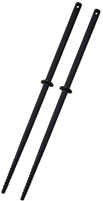 모던하우스 바닥에 닿지 않는 실리콘 요리 젓가락, 블랙, 1개