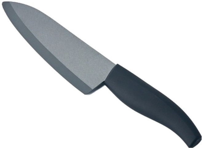 모던하우스 색 배임 없는 세라믹 식도, 올블랙, 1개