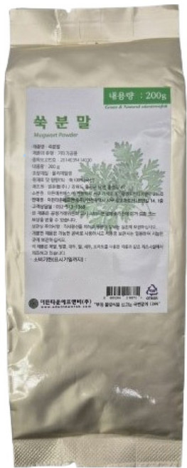 이든타운 이홈베이킹 쑥분말, 200g, 1개