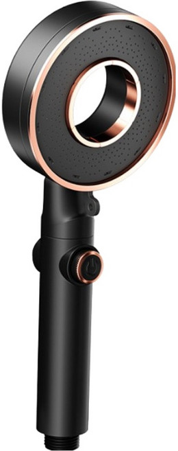 윈프라이스 레부엘토 3단 조절 샤워기, 1개, 블랙