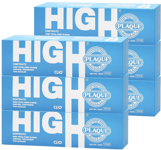 크리오 하이토탈케어 플라그컨트롤 치약, 150g, 6개