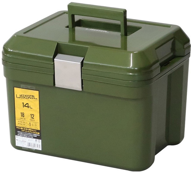 제이제이아스테이지 아케인 아이스박스, 카키, 14L