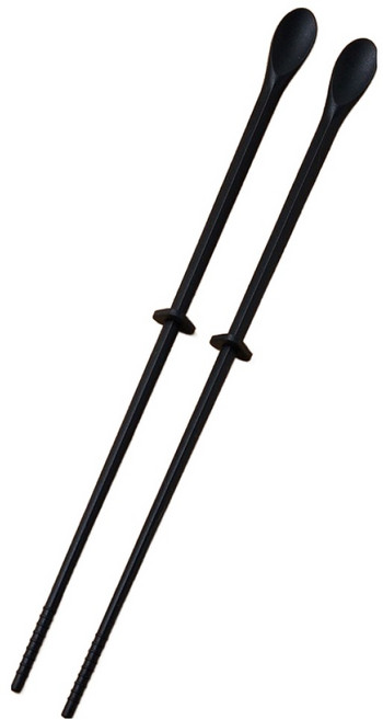 모던하우스 바닥에 닿지 않는 실리콘 맛보기 스푼 겸 요리젓가락, 1개