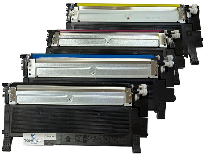 토너피아 삼성호환 4종 세트 CLT-K404S CLT-C404S CLT-M404S CLT-Y404S, 검정, 파랑, 빨강, 노랑, 1세트