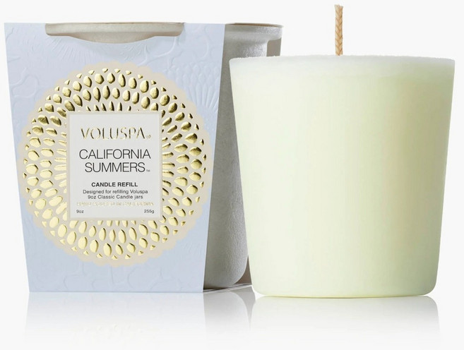 VOLUSPA 夏日加州 經典蠟燭替換芯 9oz 255g, 1個