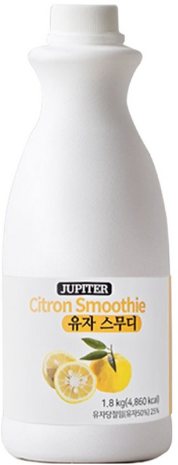 데이웰 쥬피터 유자 스무디, 1.8kg, 1개