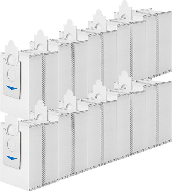 멋진공간 에코백스 T30S pro 프로 X2 X5 옴니 호환 소모품 더스트백, 10개