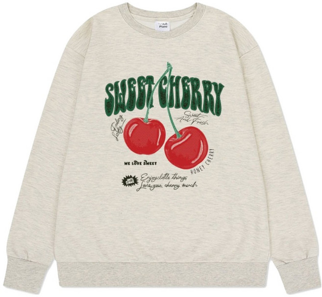 에어플레인 체리 팝 스탠다드 맨투맨