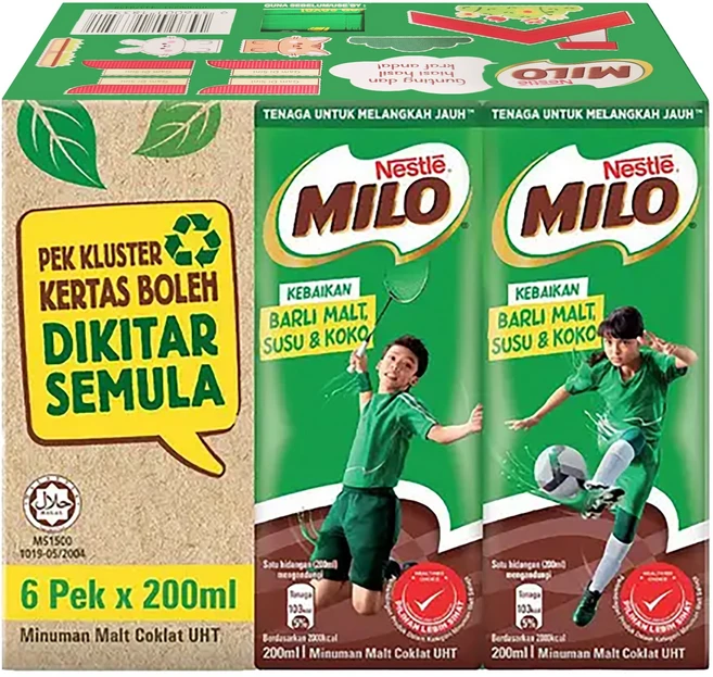 MILO 초코우유, 6개, 200ml - 쿠팡