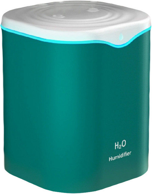 HONDONI 雙頭噴霧空氣加濕薰香水氧機 2L, H2Q-GN, 森林綠