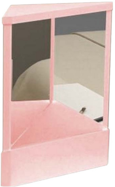 무반전 탁상거울, 핑크