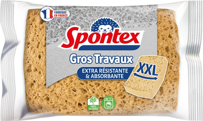 스폰텍스 GROS TRAVAUX 스크럽 스펀지 XXL 대형, 1개, 1개입 - 쿠팡