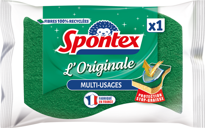 스폰텍스 L'ORIGINALE 클래식 스타일 스크럽 스펀지, 1개, 1개입