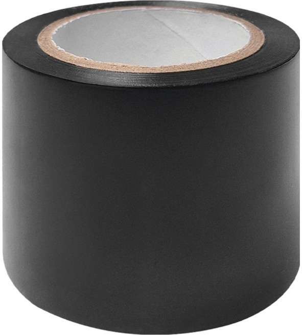 월드크린 넓은 폭 전기 테이프 검정 50mm x 10m, 1개