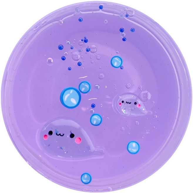 에밀리슬라임 물의요정 클리어슬라임, 연한소라, 250g, 1개