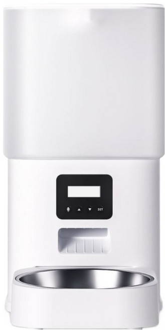 디클펫 반려동물 자동 급식기 AT-320, 화이트, 1개, 6L