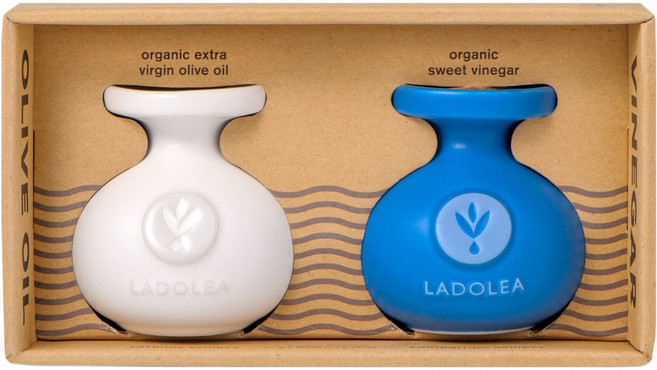 라돌레아 미니 올리브오일 80ml + 발사믹 식초 80ml 세트, 1세트