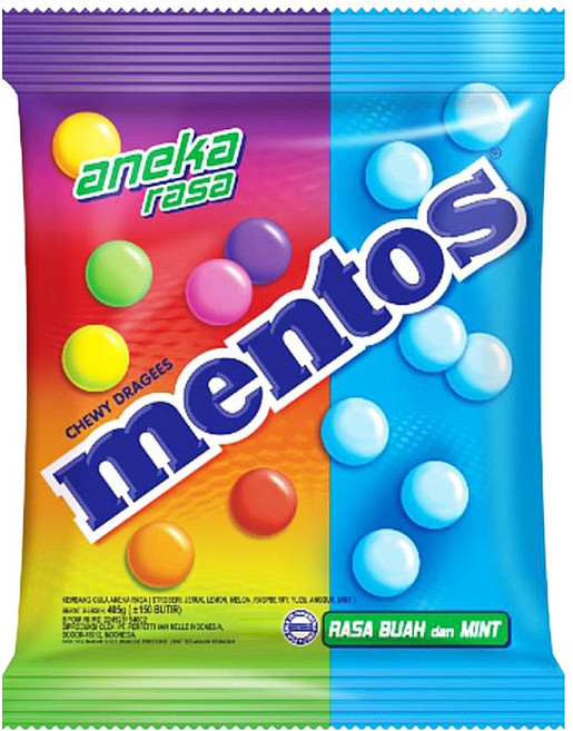 멘토스 8가지맛 프루티 앤 민트 캔디, 405g, 1개