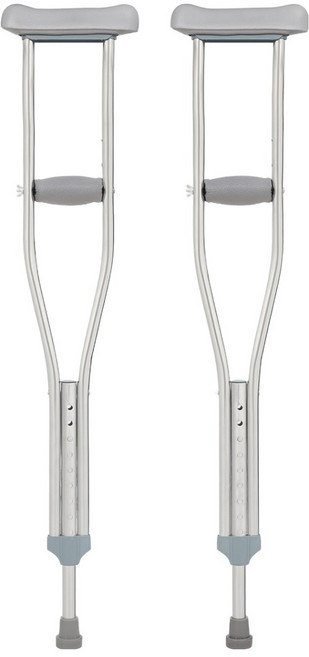헬스퍼스트 경량 알루미늄 목발, 2개