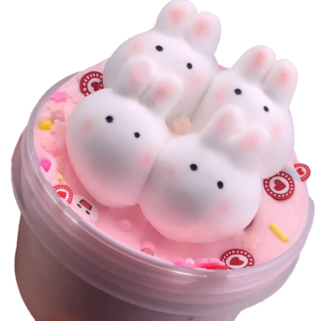 에밀리슬라임 모찌모찌 버터 슬라임, 핑크, 250g, 1개