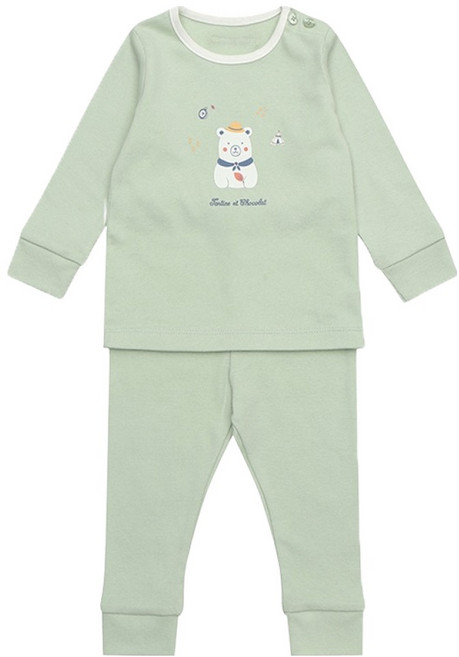 Tartine et Chocolat 嬰幼兒 UL 快樂露營修身上下衣套裝