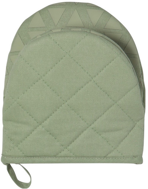 now DESIGNS 凸紋烘焙隔熱手套, 1個, 草綠色