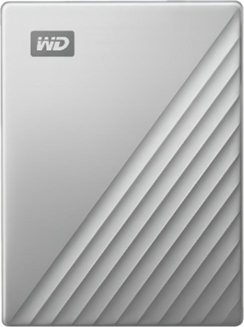 Western Digital 威騰 My Passport Ultra for Mac 行動硬碟 2.5吋 Type-C 1個, 4TB, 銀色