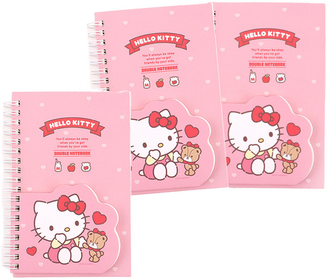 산리오캐릭터즈 더블노트, 헬로키티, 3개