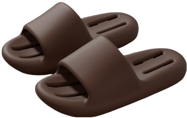 블럭마트 욕실 키높이 물빠짐 욕실화, 브라운, 1개