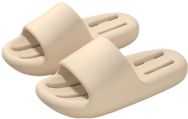 블럭마트 키높이 물빠짐 욕실화, 아이보리, 1개